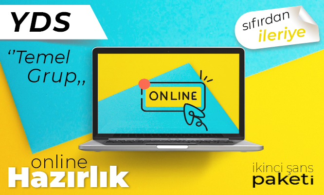 YDS 2026/2 online hazırlık kursu (2. Şans Paketi)